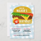 Snelle uitnodiging voor voedselverjaardag (Voorkant)