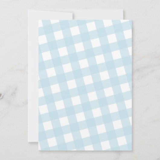 Snelle uitnodiging voor voedselverjaardag (Achterkant)