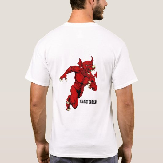 Snelle uitvoering t-shirt (Achterkant)