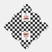 Snelle & Vijf Rode Vlam Race Auto 5e Verjaardagsfe Bedankdoosjes (Uitgevouwen)