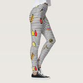 Snelle Voedsel Gestreepte Leggings (Rechts)