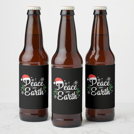 Snelle vrede op aarde bier etiket (Flessen)