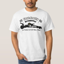 SNELLE VRIJE DRAGGUITAR-waarde T-Shirt