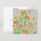 snelle wijziging van adreskaart aankondiging (Voorkant / Achterkant)