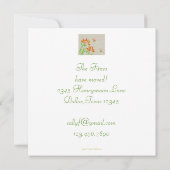 snelle wijziging van adreskaart aankondiging (Achterkant)