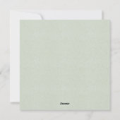 SNELLE ZACHTE PASTEL EENVOUDIGERE EIEREN FEESTDAGENKAART (Achterkant)