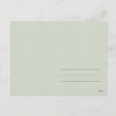 SNELLE ZACHTE PASTEL EENVOUDIGERE EIEREN FEESTDAGENKAART (Achterkant)