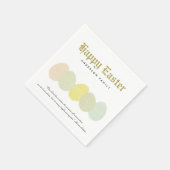 SNELLE ZACHTE PASTEL EENVOUDIGERE EIEREN PERSONALI SERVETTEN (Hoek)