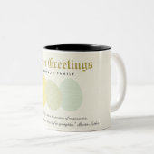 SNELLE ZACHTE PASTEL EENVOUDIGERE EIEREN TWEEKLEURIGE KOFFIEMOK (Voorkant rechts)