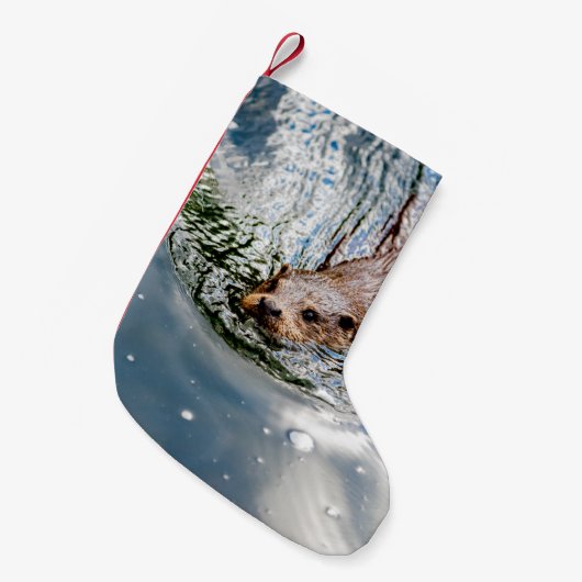 SNELLE ZEEVERZEGELING KLEINE KERSTSOK (Voorkant (Hangend))