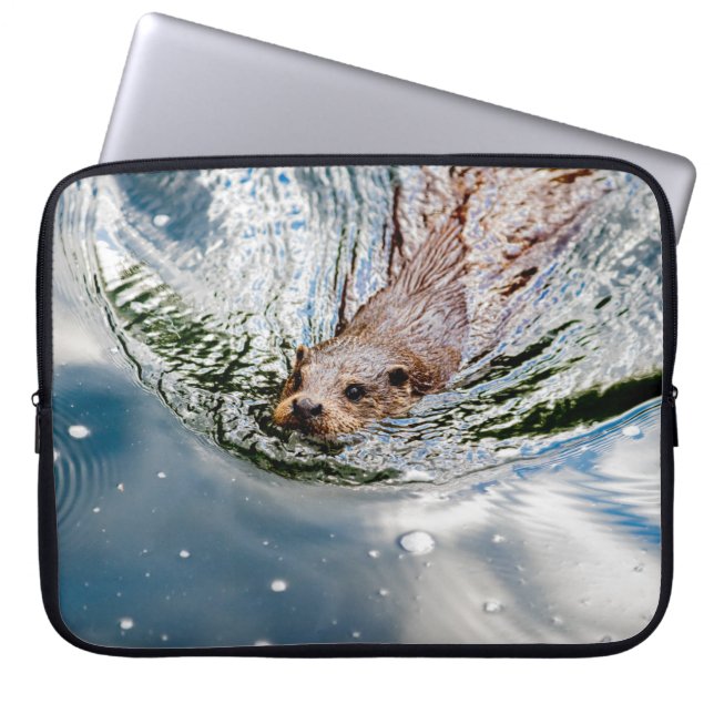 SNELLE ZEEVERZEGELING LAPTOP SLEEVE (Voorkant)