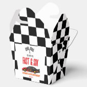 Snelle & Zes Rode Vlam Race Auto 6e Verjaardagsfee Bedankdoosjes (Geopend)