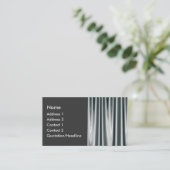 Snelle zilver 02 visitekaartje (Staand voorkant)