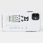 Snellen Eye Chart Case-Mate iPhone Case (Achterkant (horizontaal))