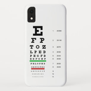 Snellen Eye Chart Case-Mate iPhone Case