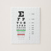 Snellen Eye Chart Puzzle Legpuzzel (Verticaal)