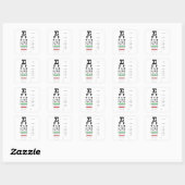 Snellen Eye Chart Sticker (Vel)