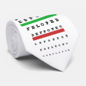 Snellen Eye Chart-Stropdas Stropdas (Opgerold)