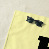 Snellen-overzicht van de grappige oogtest van Opto Strandlaken (In situ)