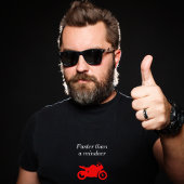 Sneller dan een rendiermotor Kerstmis T-shirt