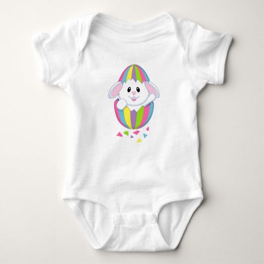 SNELLER EENVOUDIGE BUNNY SUIT/BABY ROMPER (Voorkant)
