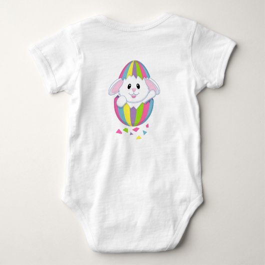 SNELLER EENVOUDIGE BUNNY SUIT/BABY ROMPER (Achterkant)