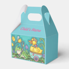 SNELLER EN EENVOUDIGER EASTER GABLE FAVOR BOX pers Bedankdoosjes