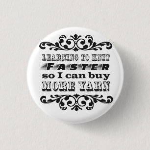 Sneller leren Knit Ronde Button 3,2 Cm