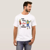 Sneller lopen! t-shirt (Voorkant volledig)