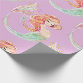 SNELLER MERMAID BABY SHOWER Wrapppapier Cadeaupapier (Hoek)