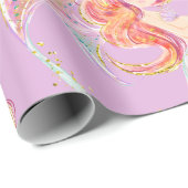 SNELLER MERMAID BABY SHOWER Wrapppapier Cadeaupapier (Rol Hoek)