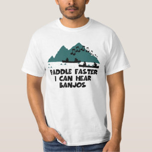 Sneller paddle Ik hoor banjos T-shirt