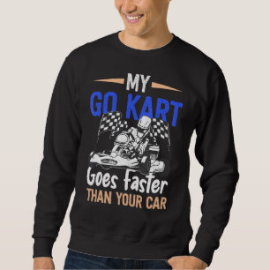 Sneller racen dan Karting Go Cart Racer Trui