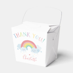 SNELLER RAINBOW CLOUDS kinder pastelkleuren afbeel Bedankdoosjes