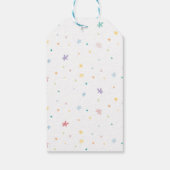 SNELLER RAINBOW CLOUDS kinder pastelkleuren afbeel Cadeaulabel (Achterkant)