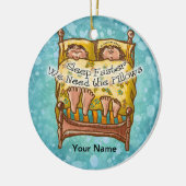 Sneller slapen keramisch ornament (Links)