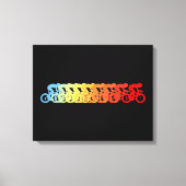 Sneller, sneller, sneller canvas afdruk (Voorkant)