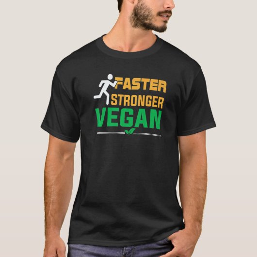 Sneller Sterker Vegan T-shirt (Voorkant)