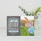 Snellerbordpannen voor Roos-bannerkarton | Pasen Feestdagenkaart (Staand voorkant)