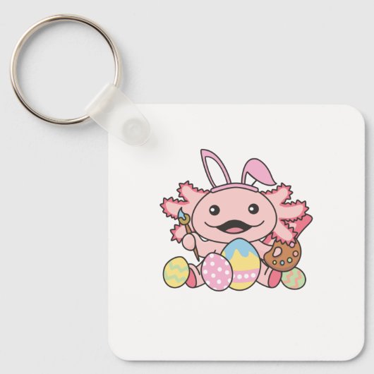 Snellere Axolotl met paaseieren als sneller Sleutelhanger (Voorkant)
