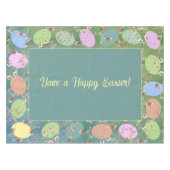 Snellere Bleke grijze pasta's en Rozen Tafelkleed (Voorkant (Horizontaal))