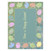 Snellere Bleke grijze pasta's en Rozen Tafelkleed (Voorkant)