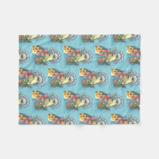 SNELLERE BONNET GIRAFFE FLEECE BLANKET SM (Voorkant (Horizontaal))