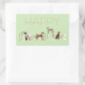 Snellere broodrooster voor paasbroodrooster rechthoekige sticker (Tas)