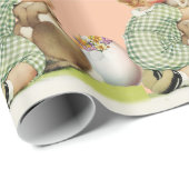 SNELLERE BUNNY baby HUGGGGING, Roze Cadeaupapier (Rol Hoek)