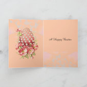 SNELLERE BUNNY baby HUGGGGING, Roze Feestdagen Kaart (Binnen)