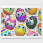 Snellere Cartoon van eieren Wrapping_paper Cadeaupapier (Vlak)