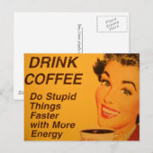 Snellere dingen doen briefkaart (Voorkant / Achterkant)