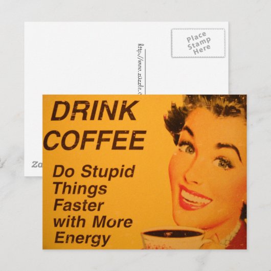 Snellere dingen doen briefkaart (Voorkant / Achterkant)