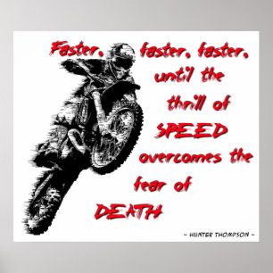Snellere Dirt Bike Motocross Poster